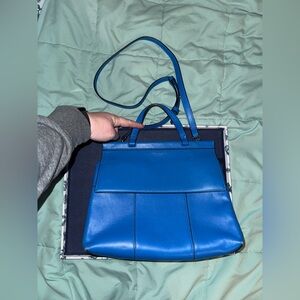 Tory Burch Women's Block-T Leather Satchel